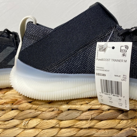 New Adidas PureBoost Trainer Shoes Black DB3389 - Picture 9 of 9